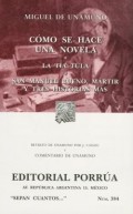 Cómo se hace una novela.   La tía Tula.   San Manuel bueno, mártir y tres historias más