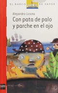 Con pata de palo y parche en el ojo